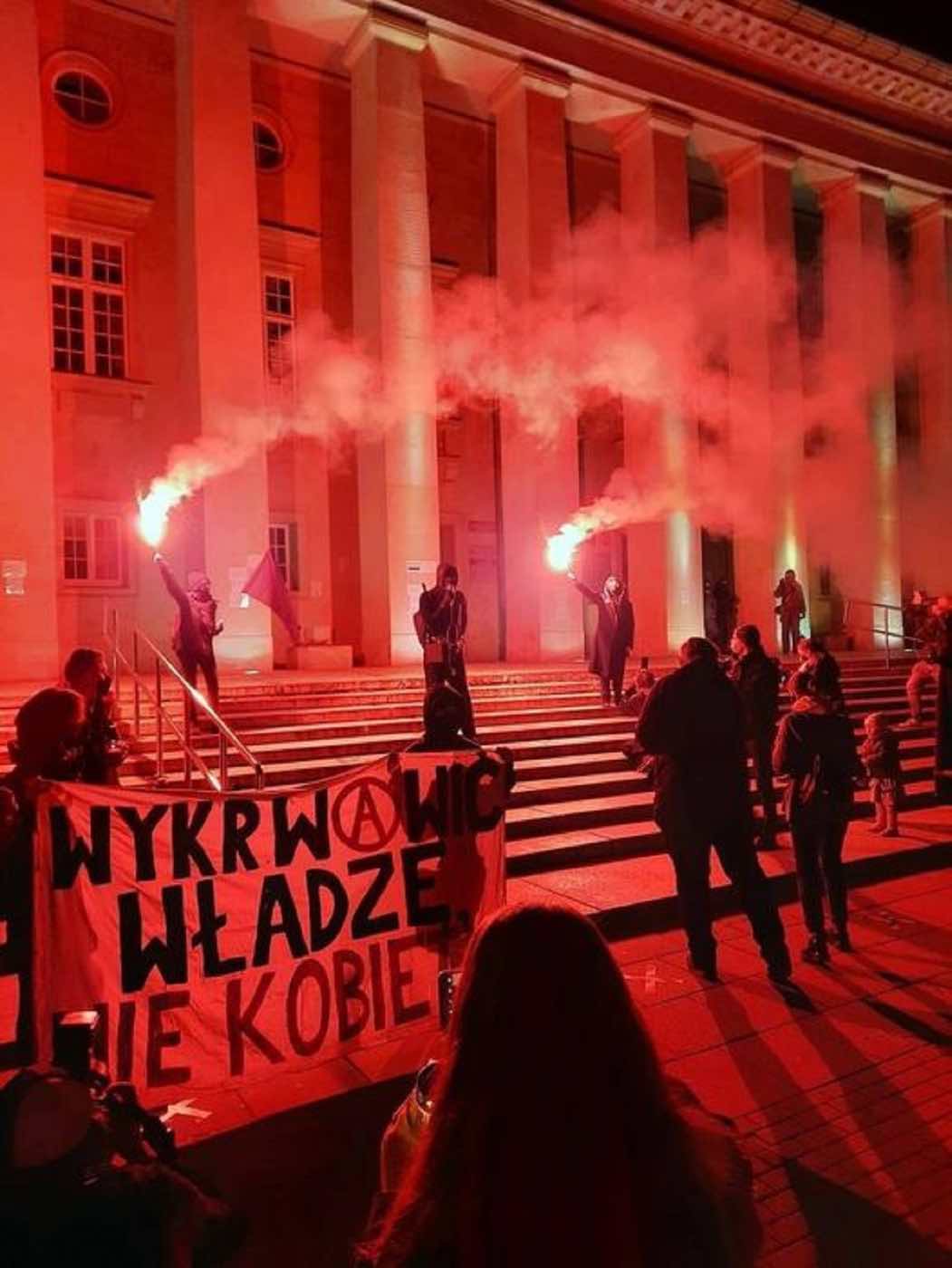 Anarchists Abortion Demonstration